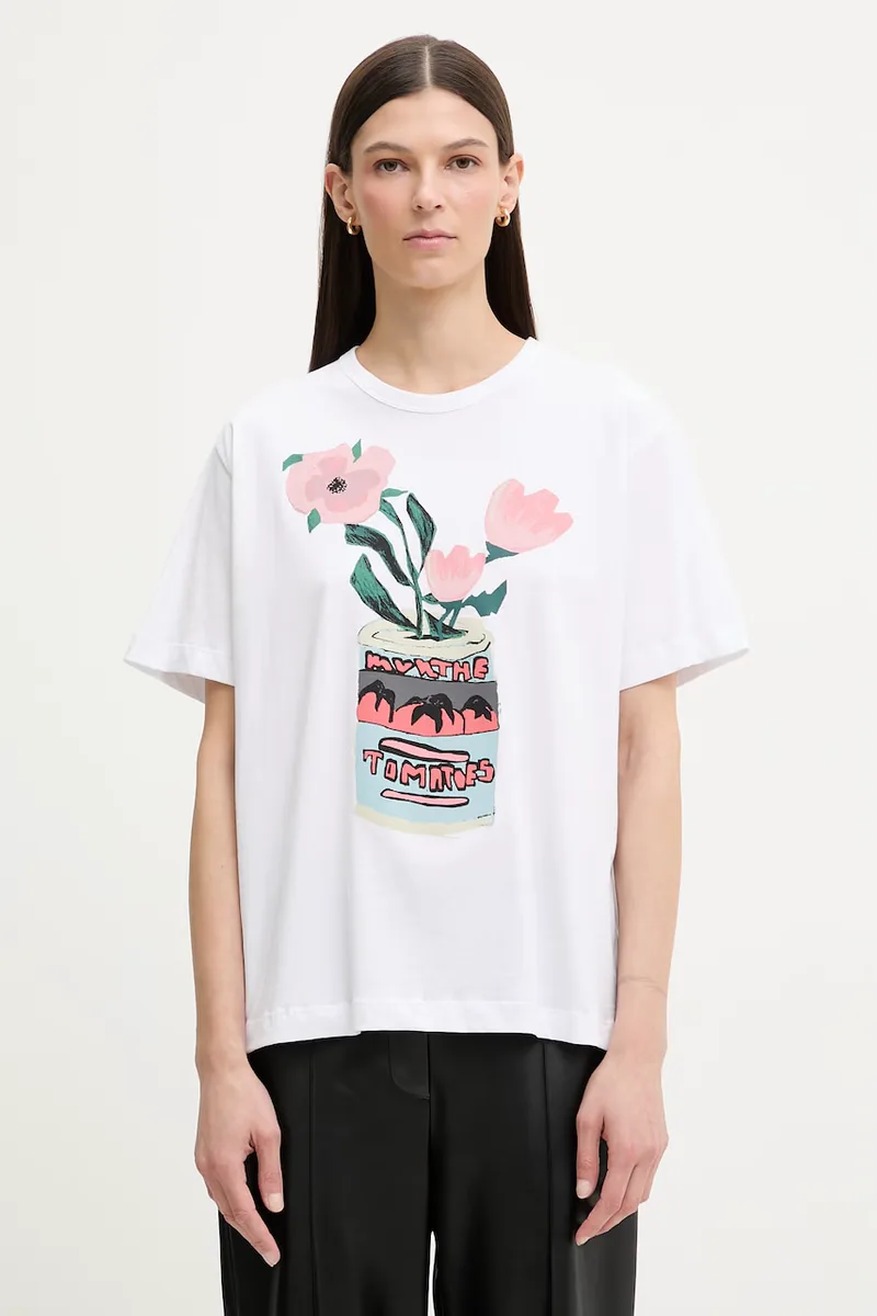 MUNTHE t-shirt γυναικείο βαμβακερό BALWIN