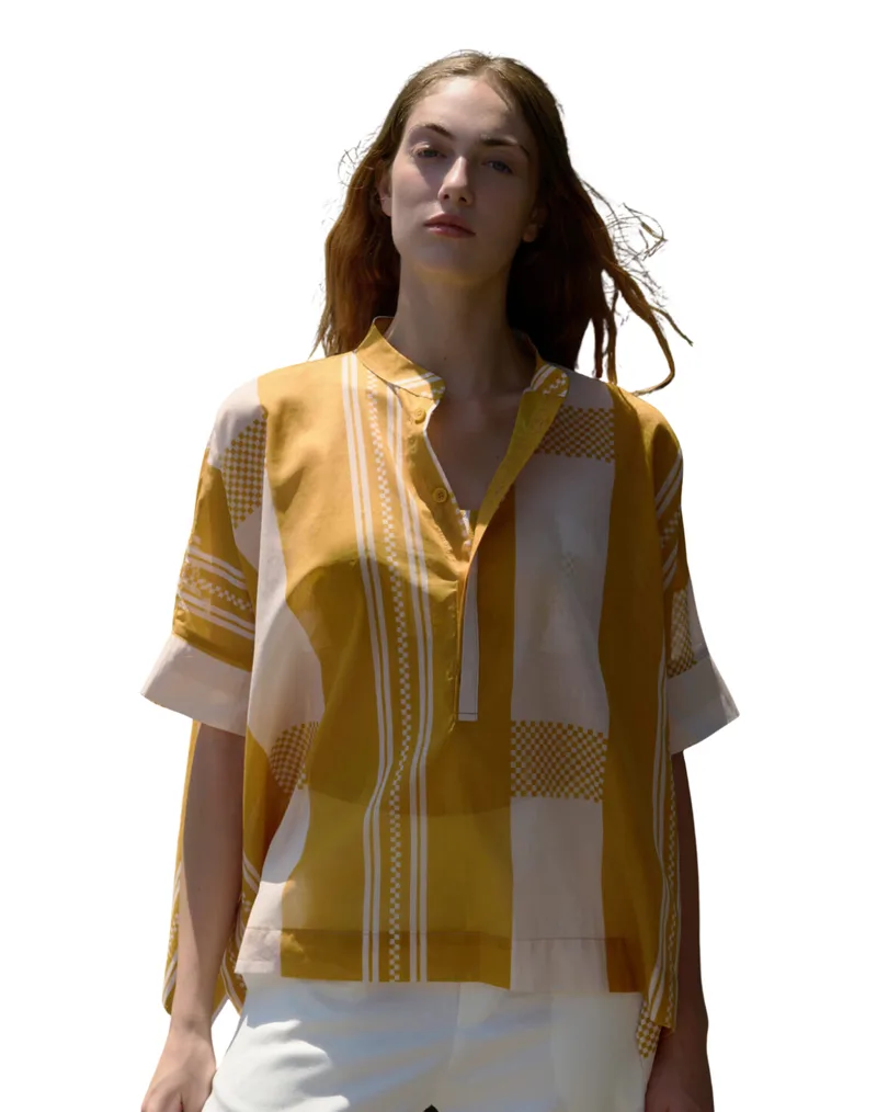 Sophie Deloudi - Πουκάμισο Γυναικείο Nectar Shirt-Vista Χρυσό