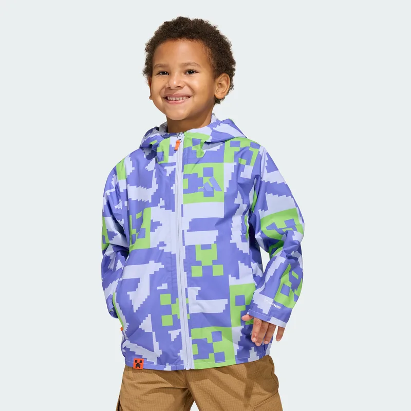 adidas Terrex K Minecraft 2 Layer Climaproof Rain J (9000271472_93589)