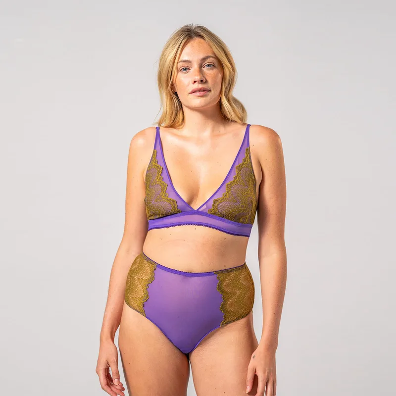 Σουτιέν Bralette με Διχρωμία