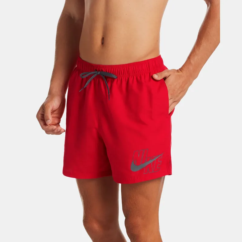 NIKE 5" BEACH VOLLEY SWIM SHORTS ΚΟΚΚΙΝΟ