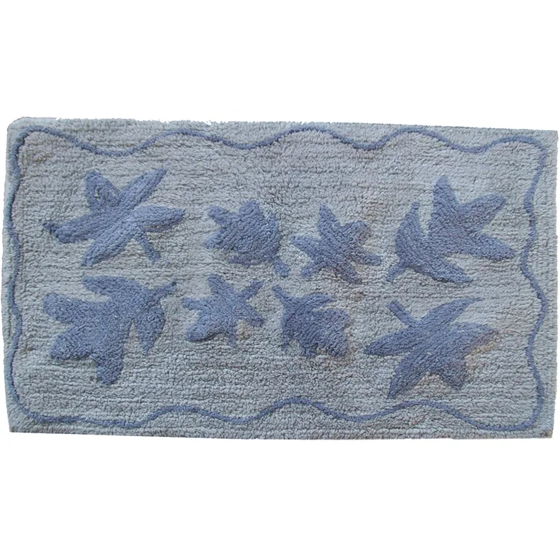 Πατάκι Μπάνιου 50x85 Dimcol Leaves Grey 50x85 50x85