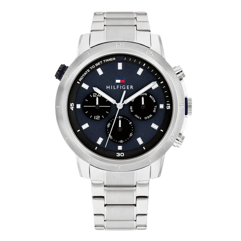 TOMMY HILFIGER Troy Silver Stainless Steel Bracelet 1792104