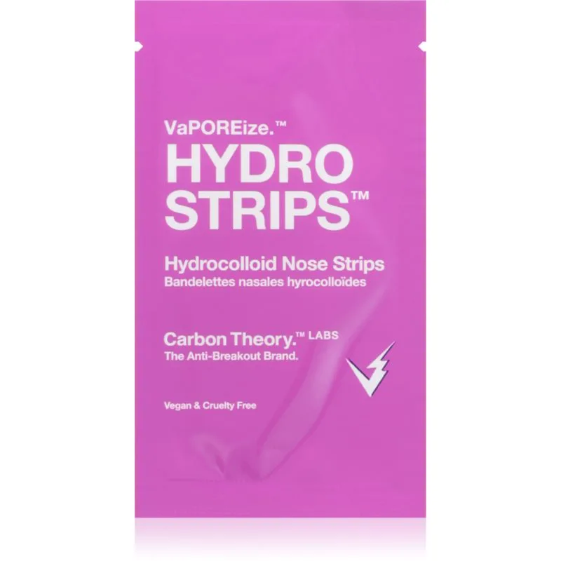 Carbon Theory Vaporeize Hydro Strips καθαριστικό έμπλαστρο για φραγμένους πόρους στη μύτη 8 τμχ