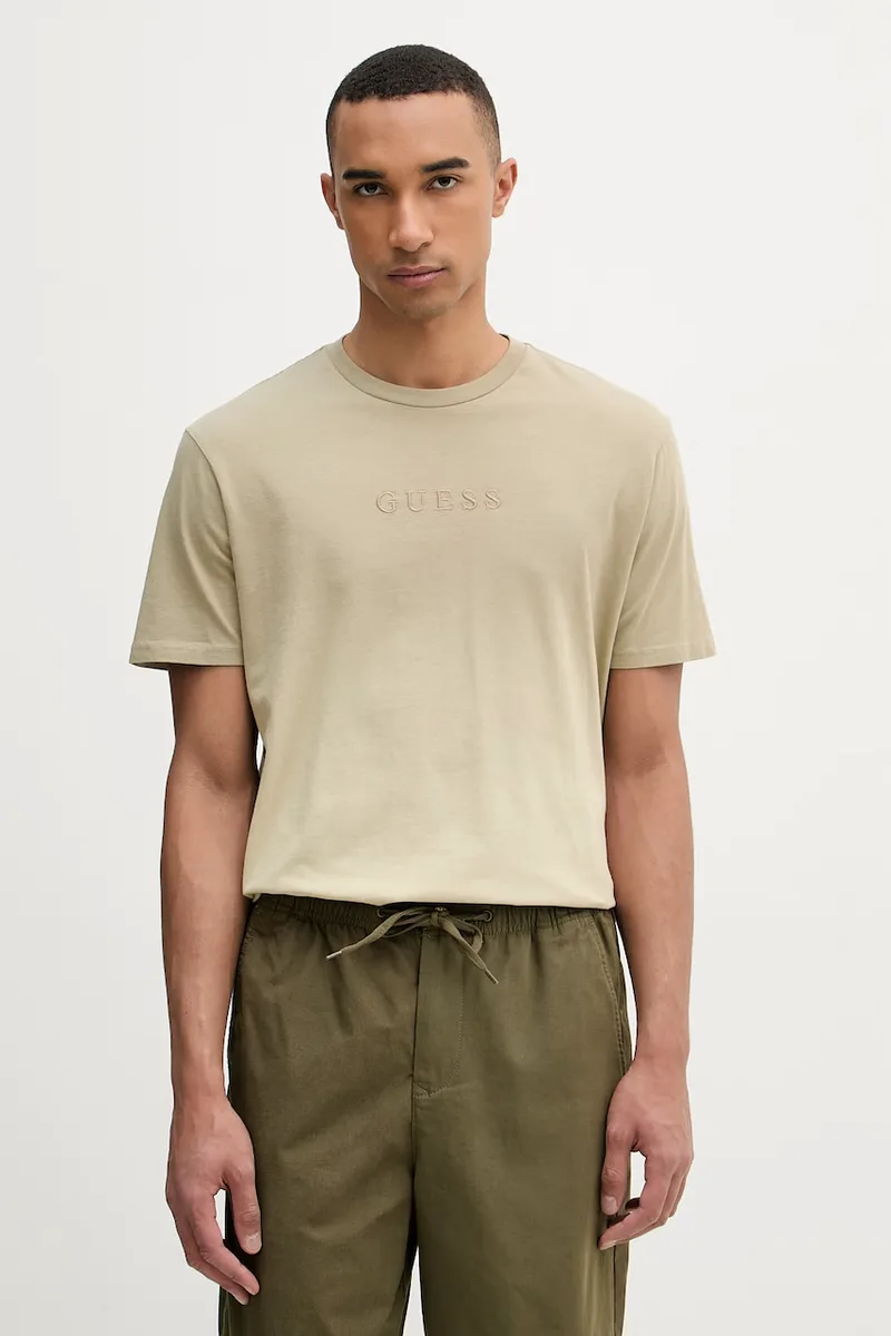Guess t-shirt ανδρικό βαμβακερό PIMA