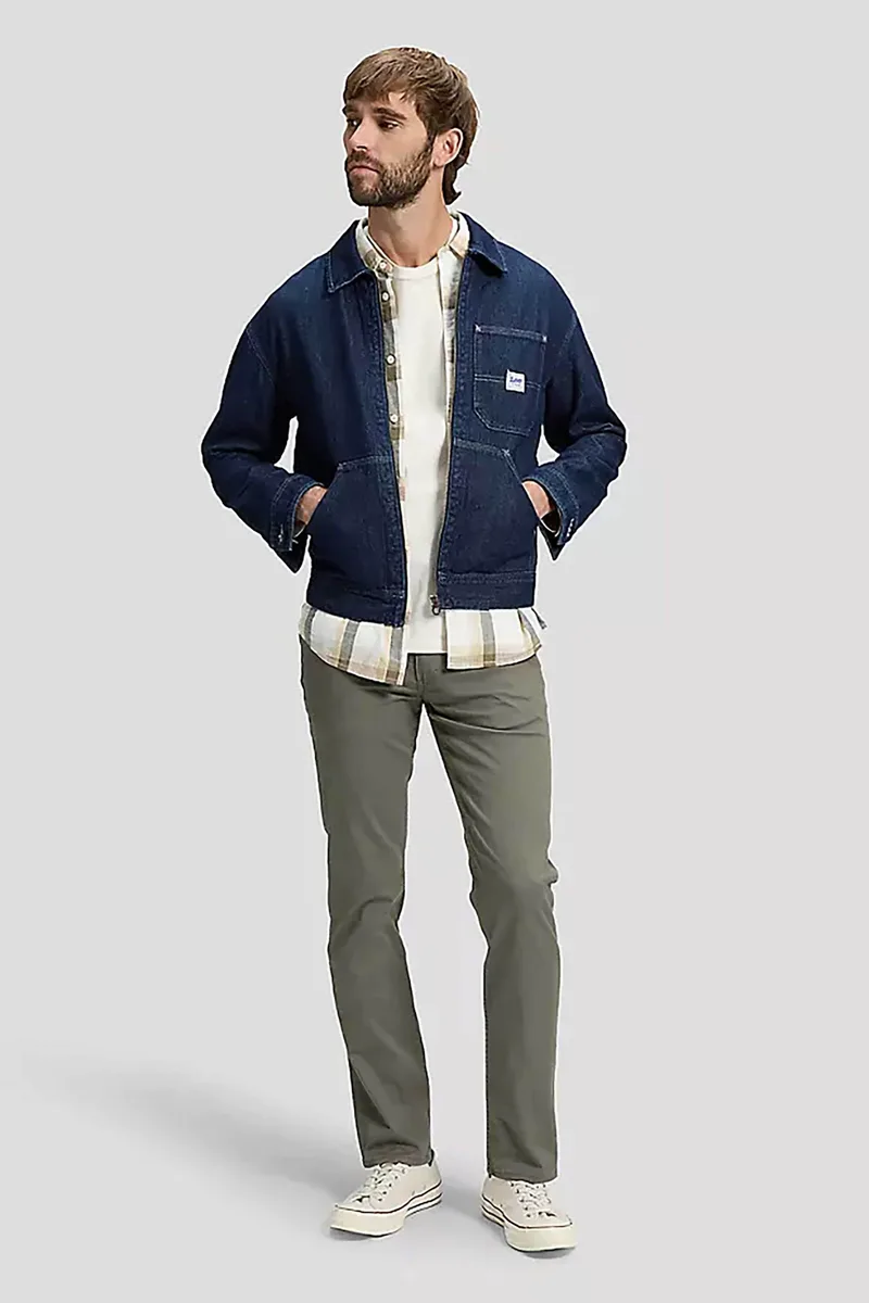 Lee® ανδρικό τζιν παντελόνι Regular Fit "Daren" - 112376405 Λαδί