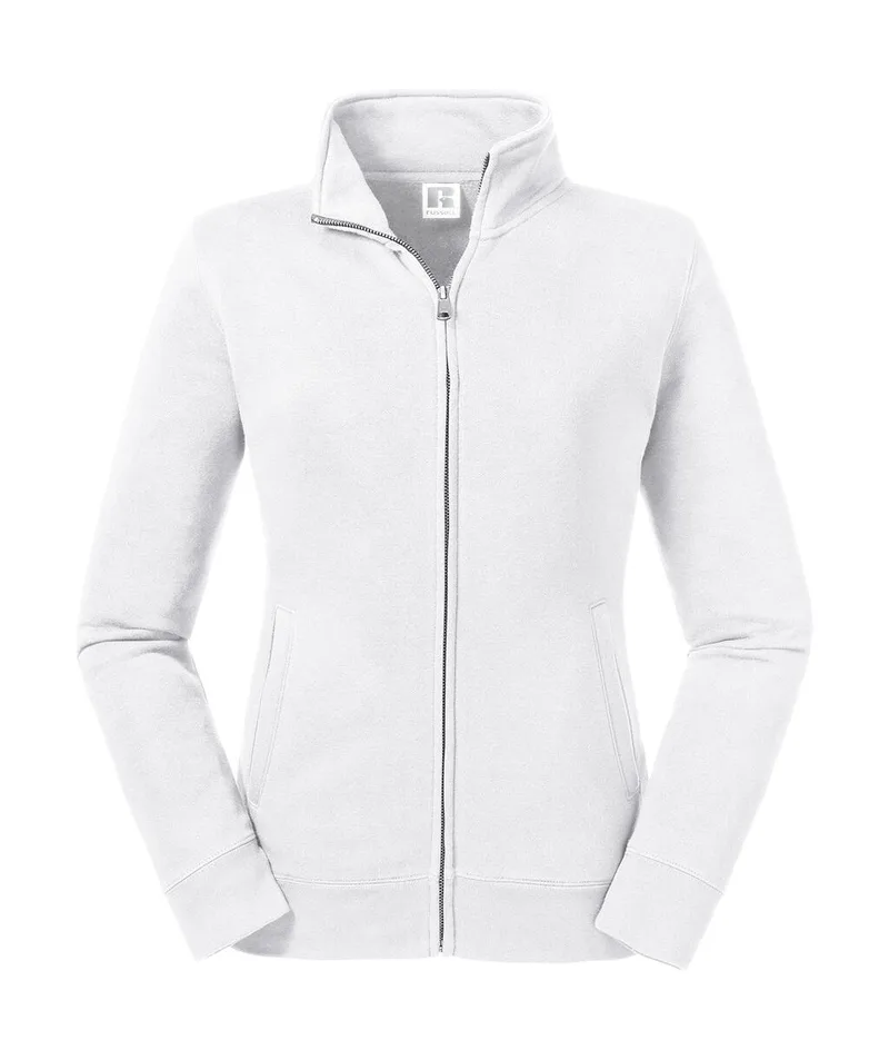 Γυναικείο Φούτερ με Φερμουάρ 0R267F0 Russell Authentic Zip White