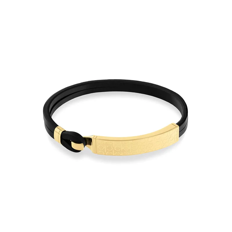 Calvin Klein Ανδρικό Βραχιόλι Από Δέρμα Και Ατσάλι 35000408