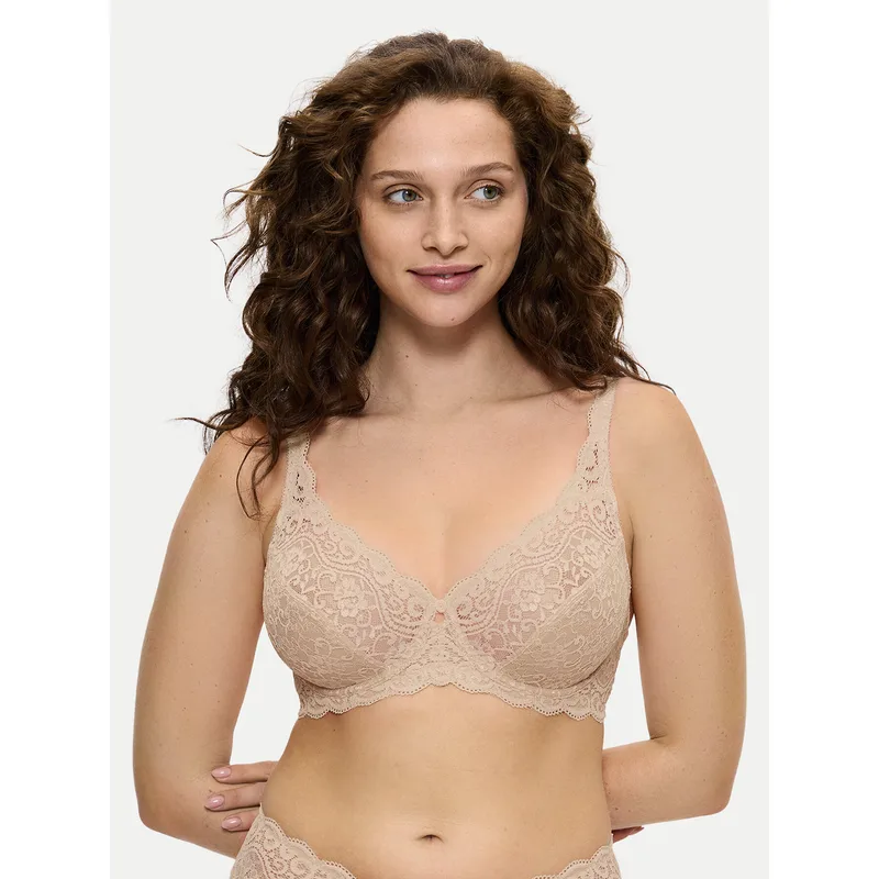 Triumph Σουτιέν με μπανέλα Amourette 10209574 Μπεζ