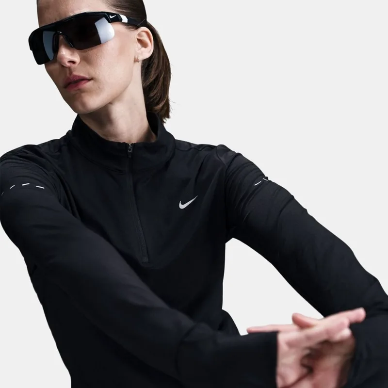 Nike Swift Half-Zip Γυναικεία Μπλούζα Μακρύ Μανίκι (9000253095_8621)