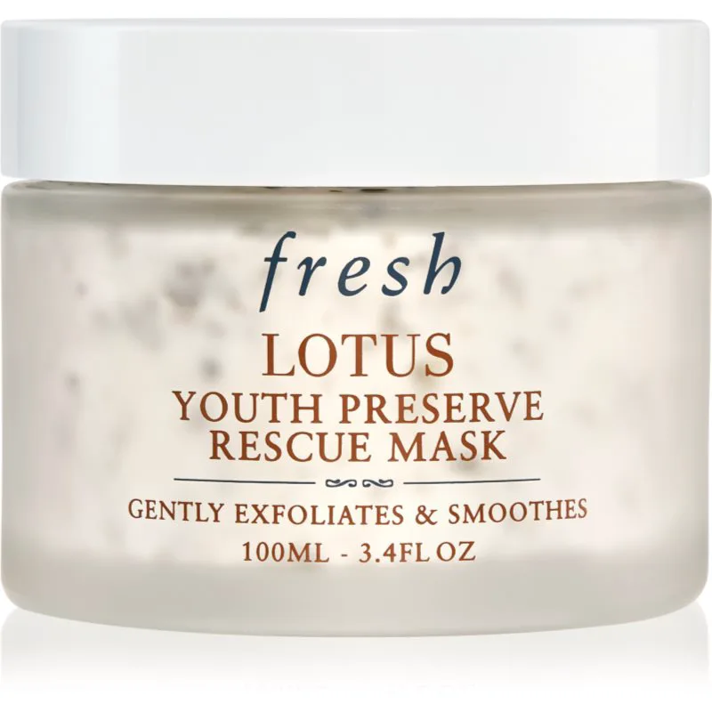 fresh Lotus Youth Preserve Rescue Mask απολεπιστική μάσκα ενάντια στη γήρανση 100 ml