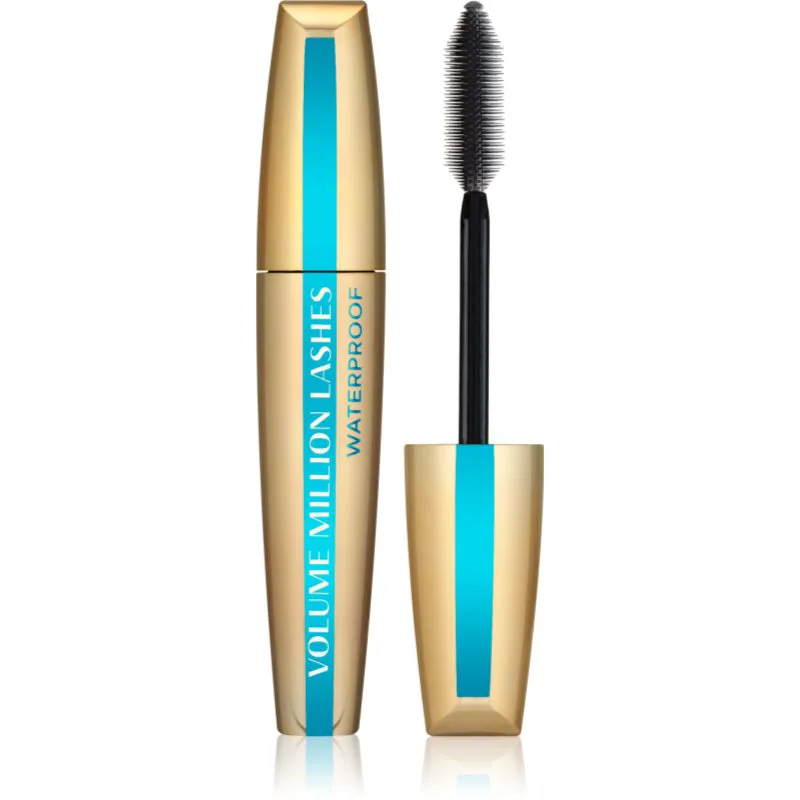 L’Oréal Paris Volume Million Lashes Waterproof αδιάβροχη μάσκαρα απόχρωση Black 9 ml