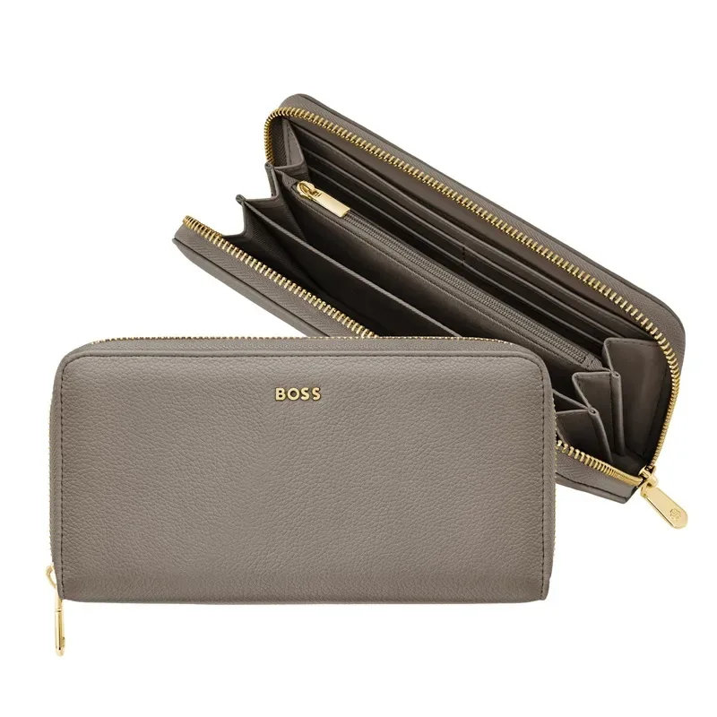 Γυναικείο πορτοφόλι Hugo Boss Signature Lady Taupe HEL616Z HEL616Z