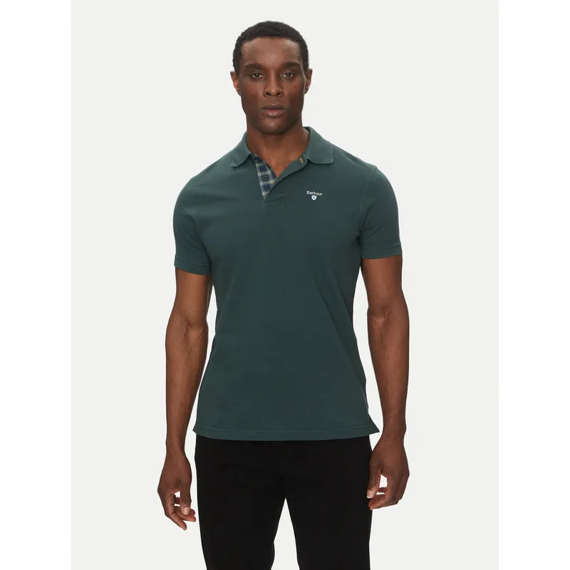 Barbour Polo Tartan MML0012GN89 Πράσινο Regular Fit