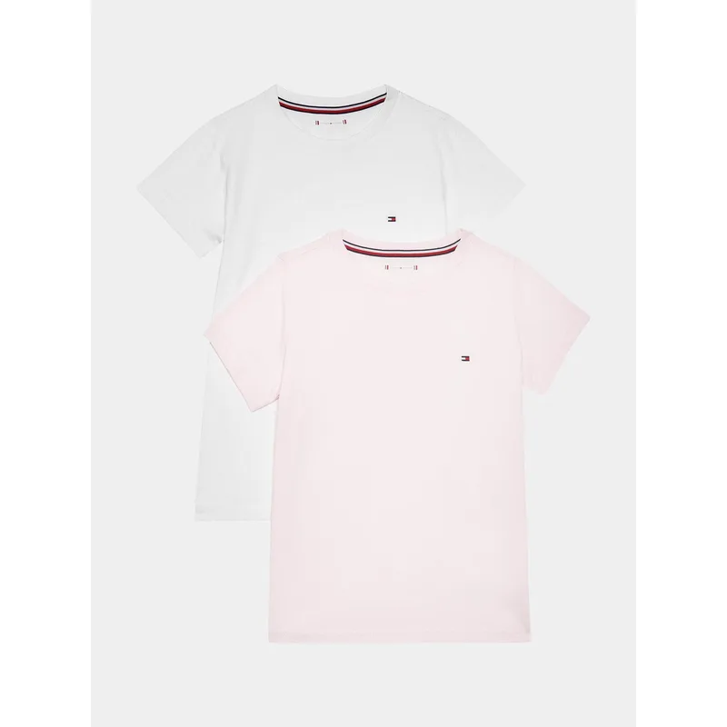 Tommy Hilfiger Σετ t-shirts UG0UG00307 Ροζ Regular Fit
