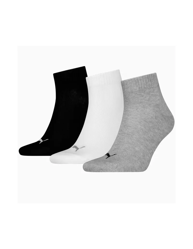 Puma Quarter Plain Socks 3 Pairs 93858917