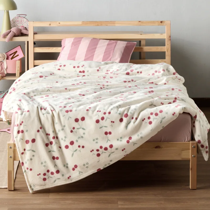Κουβέρτα Fleece Μονή 160x220 Kentia Cherry Red