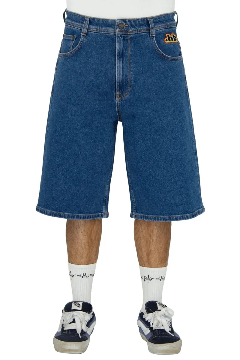 HOMEBOY Unisex Βερμούδα Retro .hb. - Denim -01SH1089-BLUE