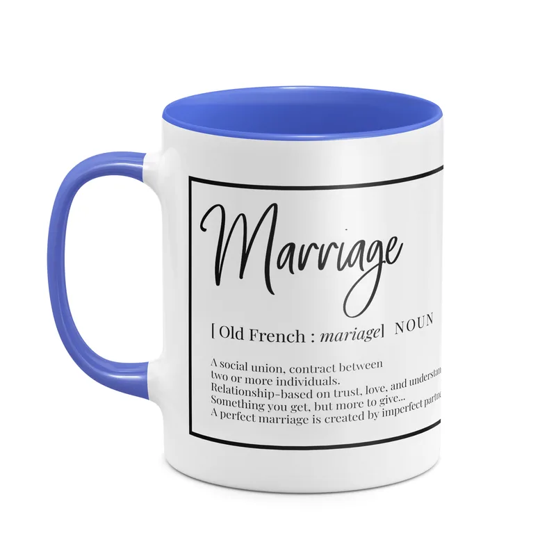 What is Marriage - Κούπα - Μπλε - Απλή