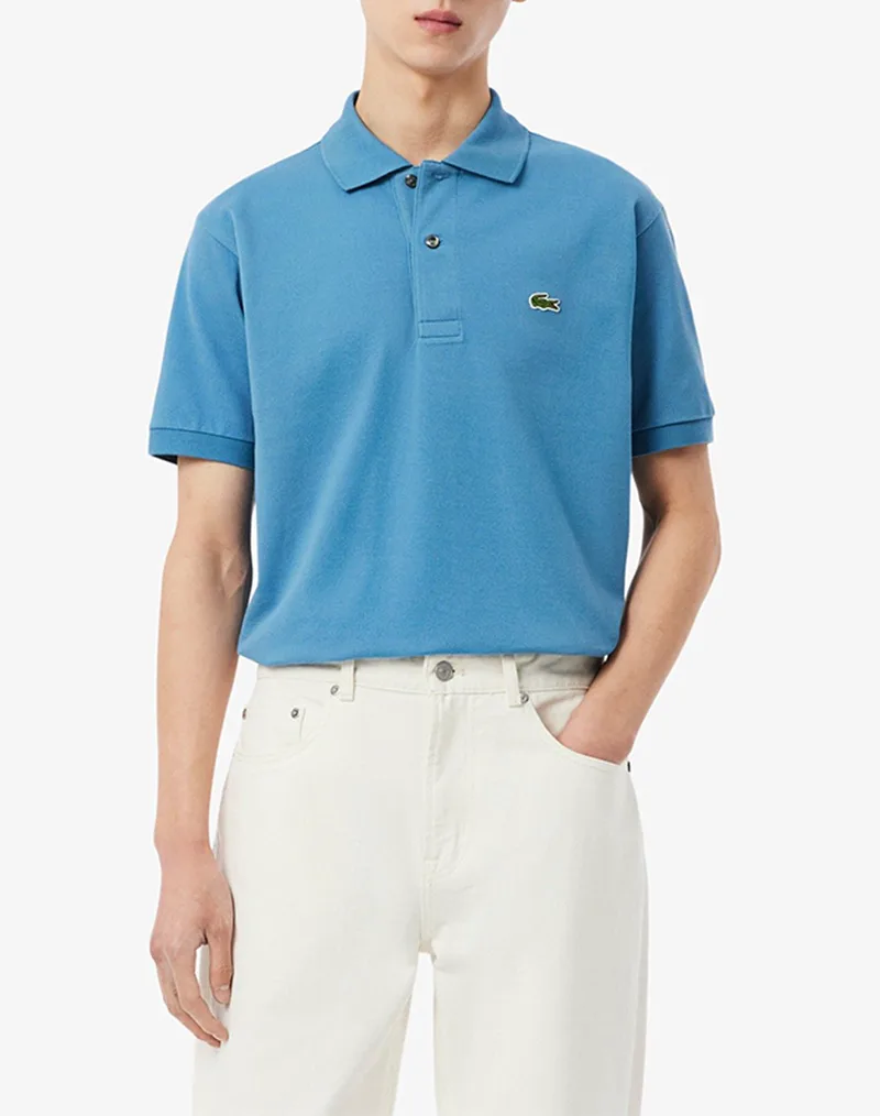 LACOSTE ΜΠΛΟΥΖΑ ΚΜ POLO SS 3L1212-LJBK OceanBlue