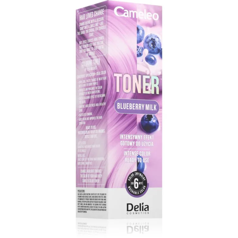 Delia Cosmetics Cameleo Toner τονωτικό χρώματος μαλλιών για τα μαλλιά απόχρωση Blueberry Milk 75 ml