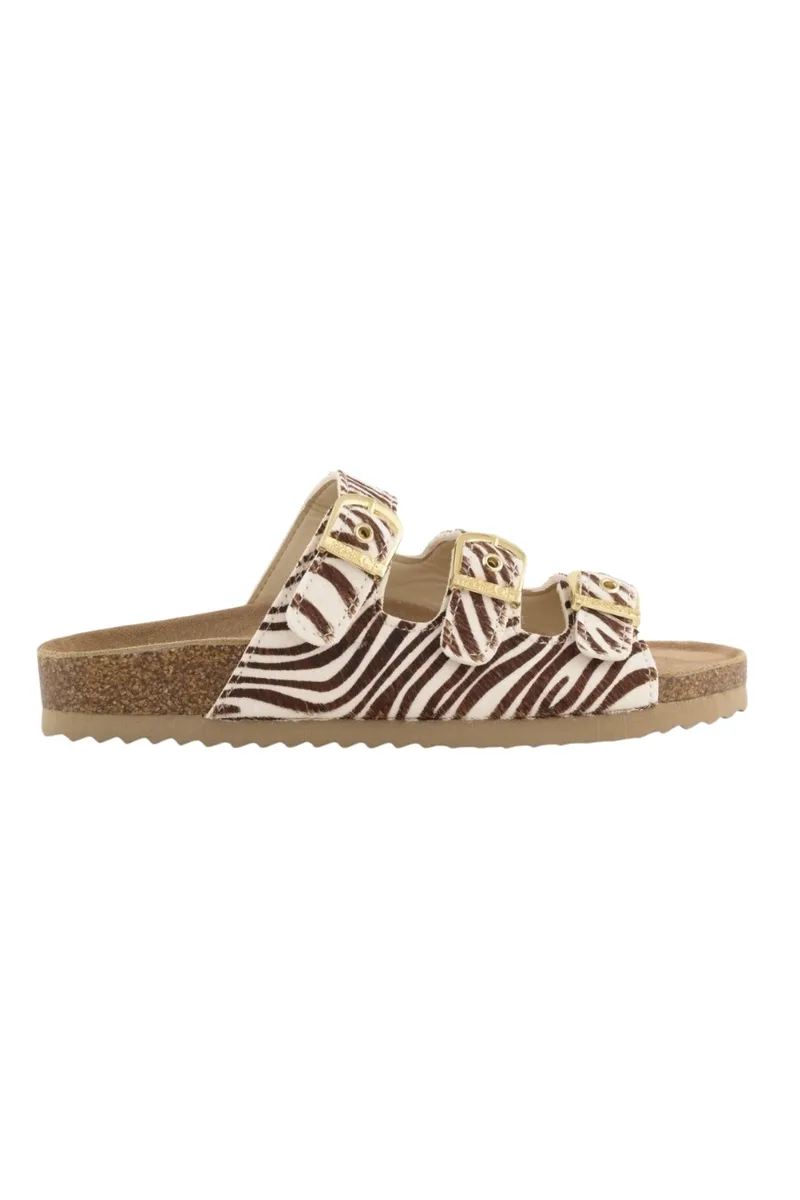 Γυναικεία Σανδάλια COLORS OF CALIFORNIA - Zebra -HC.BIO603