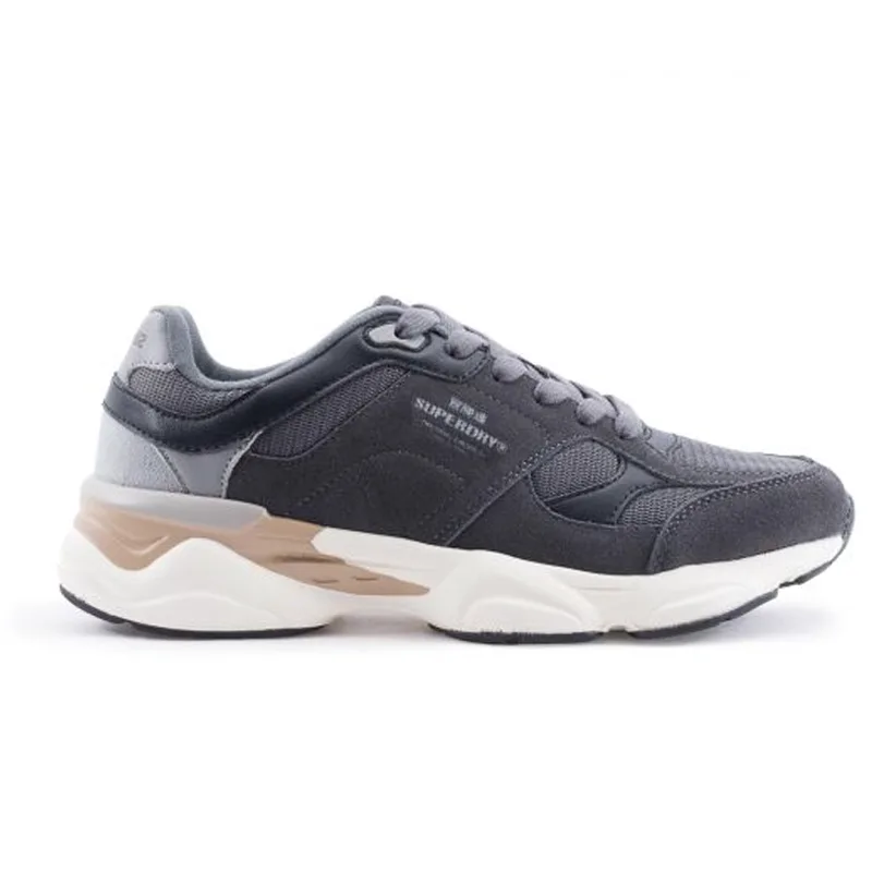 SUPERDRY ΑΝΔΡΙΚΟ SNEAKER RILEY C00110AV1 DARK GREY/BLACK