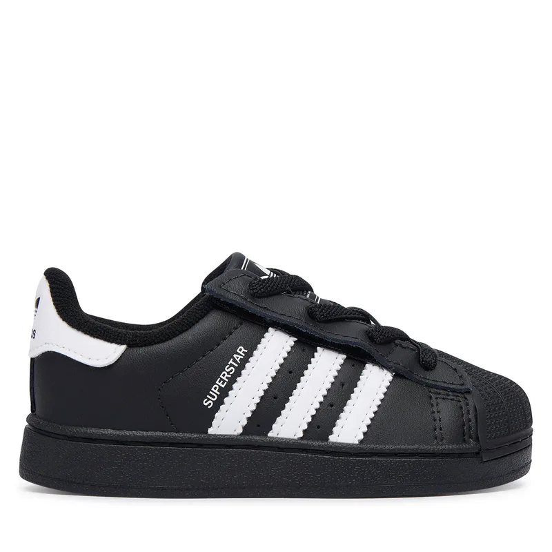 Αθλητικά adidas Superstar II Elastic Lace JH9985 Μαύρο