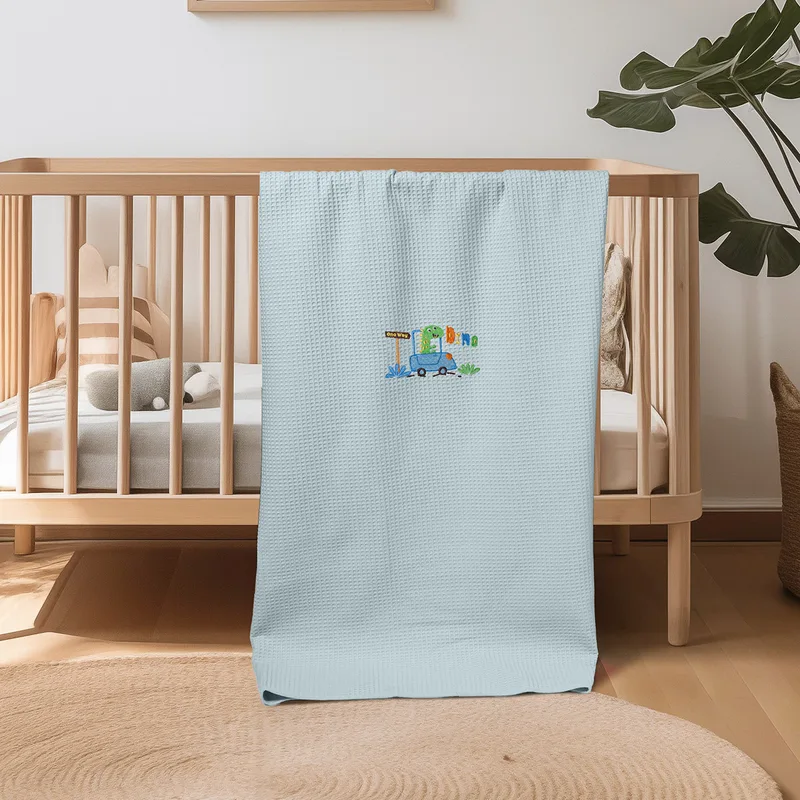 ΚΟΥΒΕΡΤΑ ΠΙΚΕ ΚΟΥΝΙΑΣ 110X140 ADAM HOME DINO BLUE