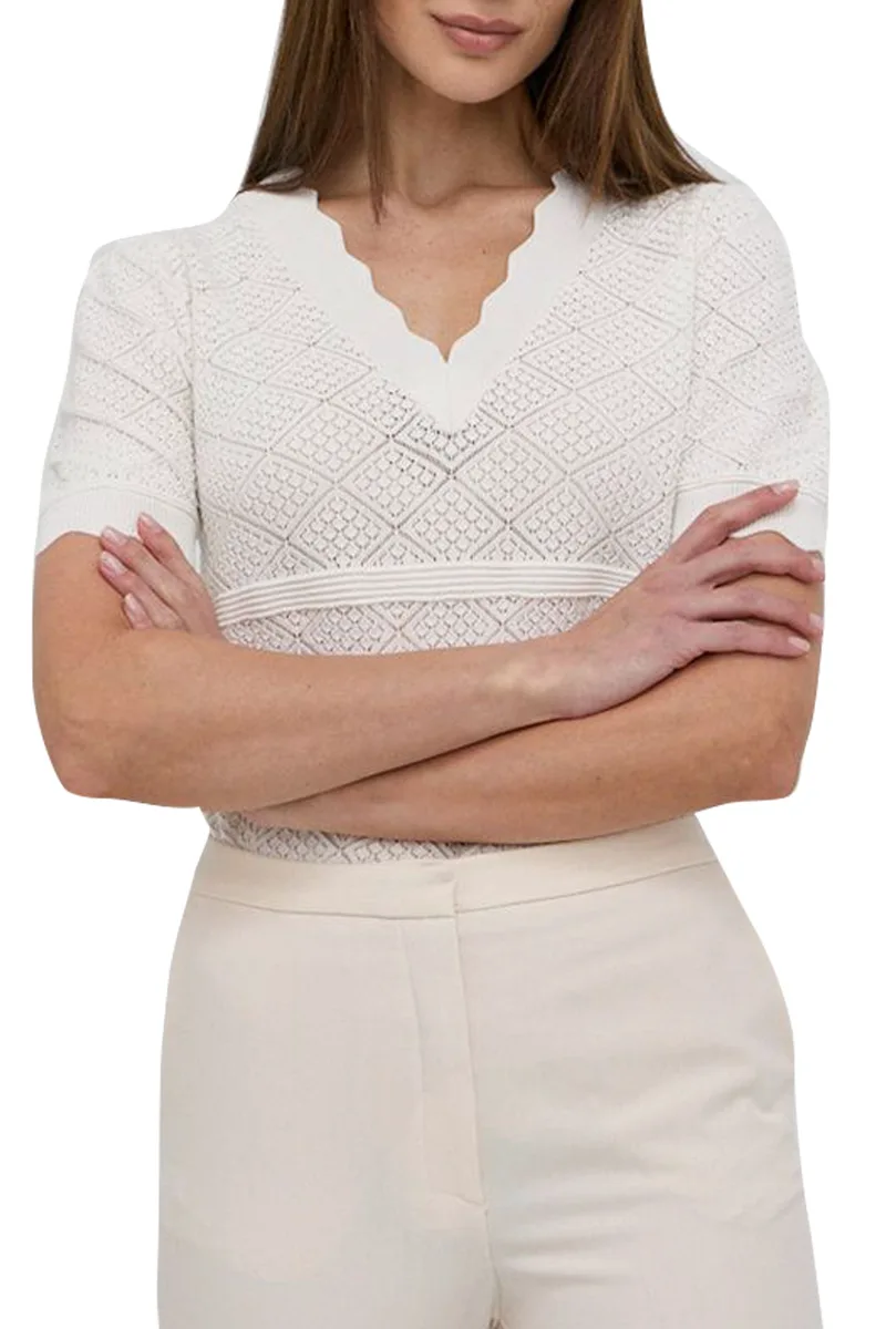 Top Silvian Heach Morghul PGP22551MA-WHITE Γυναικείο