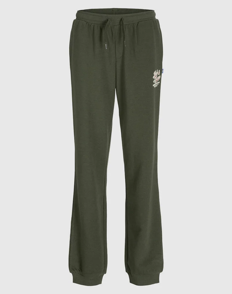 JACK&JONES JPSTELOGO SWEATPANTS 2COL 25/26 NOOS JNR 12279812-Duffel Bag DarkGreen