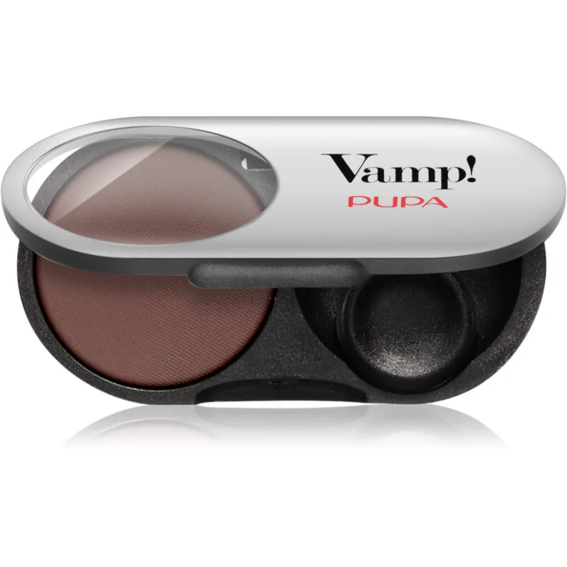 PUPA Milano Vamp! Radiant Baked Eyeshadow μακράς διαρκείας λαμπερές σκιές ματιών απόχρωση 405 Dark Chocolate - MATT 1 γρ