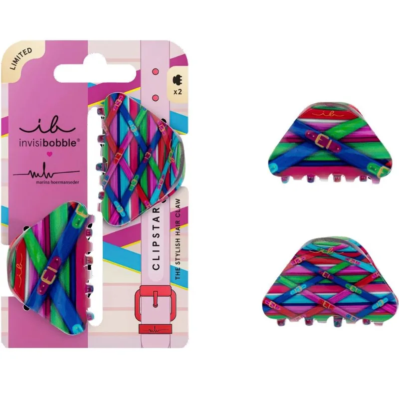 Invisibobble Clipstar Marina Hoermanseder The Stylish Hair Claw Κλάμερ για τα Μαλλιά σε Συλλεκτική Έκδοση 2 Τεμάχια - Couture Allure