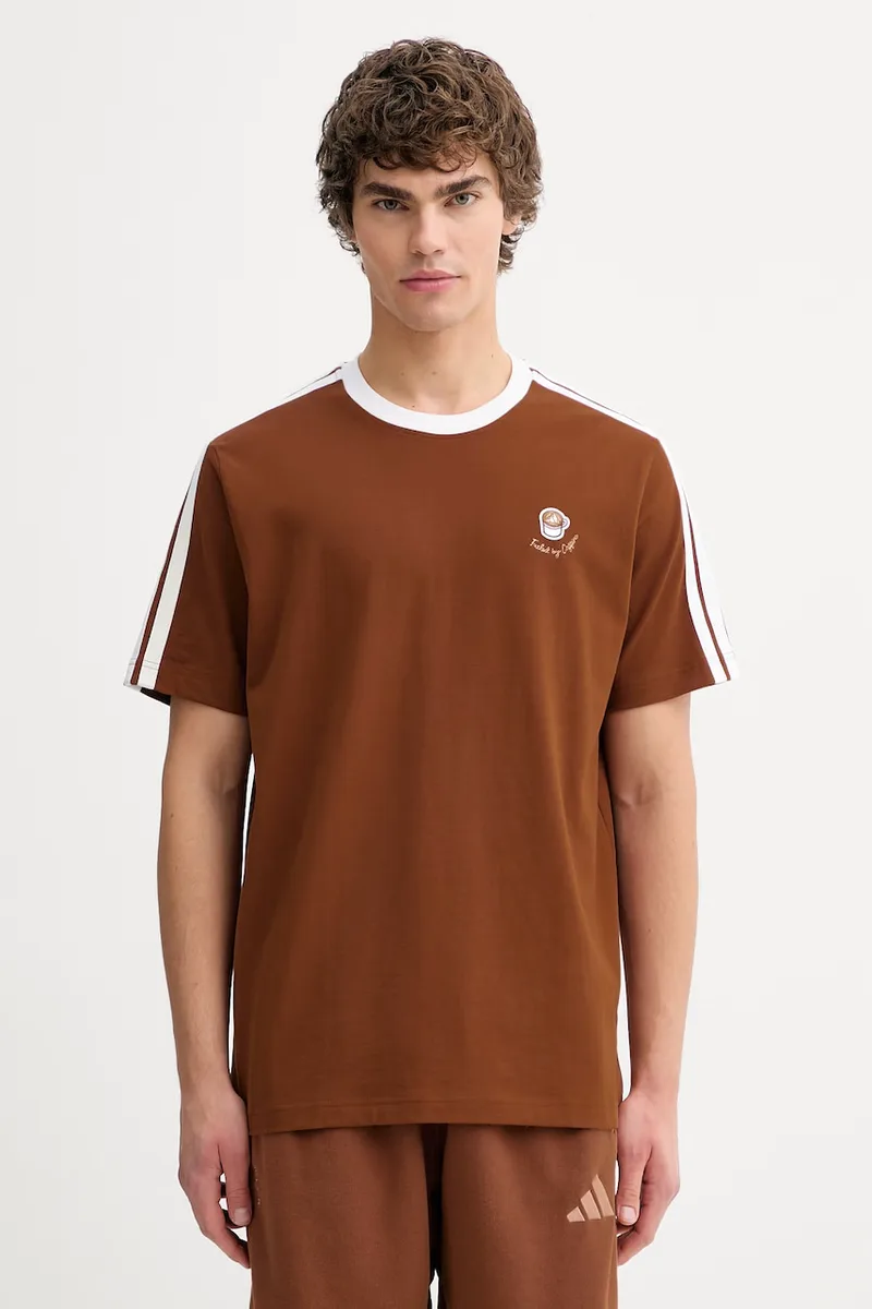 Βαμβακερό μπλουζάκι adidas Coffee Cup