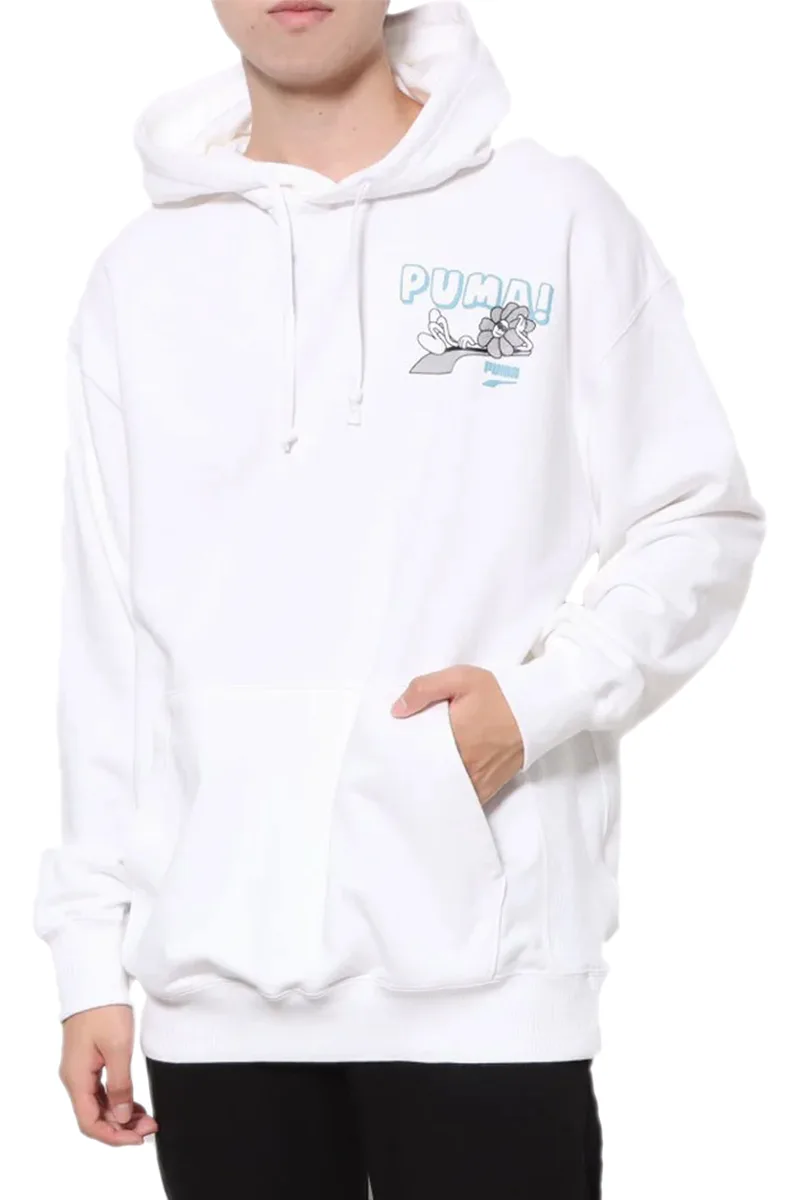 Μπλούζα Μακρυμάνικη Puma Downtown Graphic Hoodie TR 537164-02 Ανδρικό