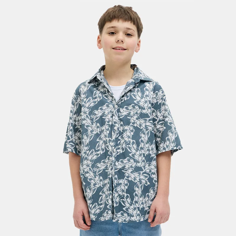 Jack & Jones Παιδικό Κοντομάνικο Πουκάμισο (9000219442_67225)