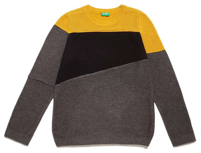 ΠΟΥΛΟΒΕΡ BENETTON WINTER BOY ΓΚΡΙ (90 CM)-(2 ΕΤΩΝ)