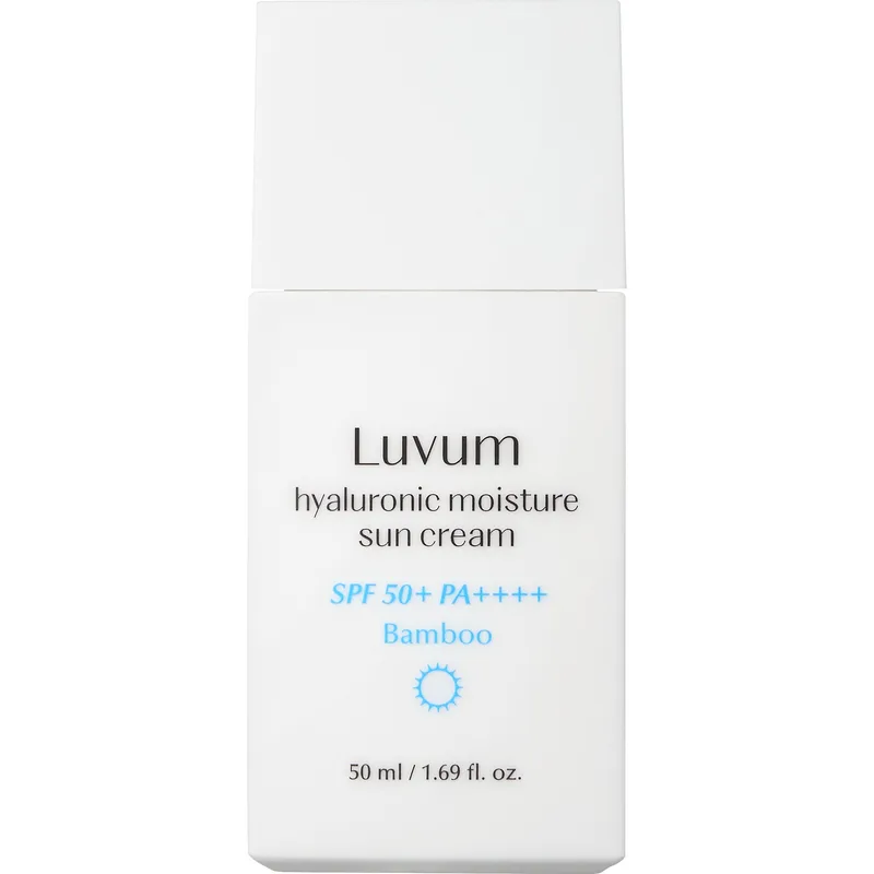 Luvum Hyaluronic Moisture Bamboo Sun Cream Spf50+ Ενυδατική Αντηλιακή Κρέμα Προσώπου & Σώματος Πολύ Υψηλής Προστασίας με Νερό Μπαμπού & Υαλουρονικό Οξύ 50ml