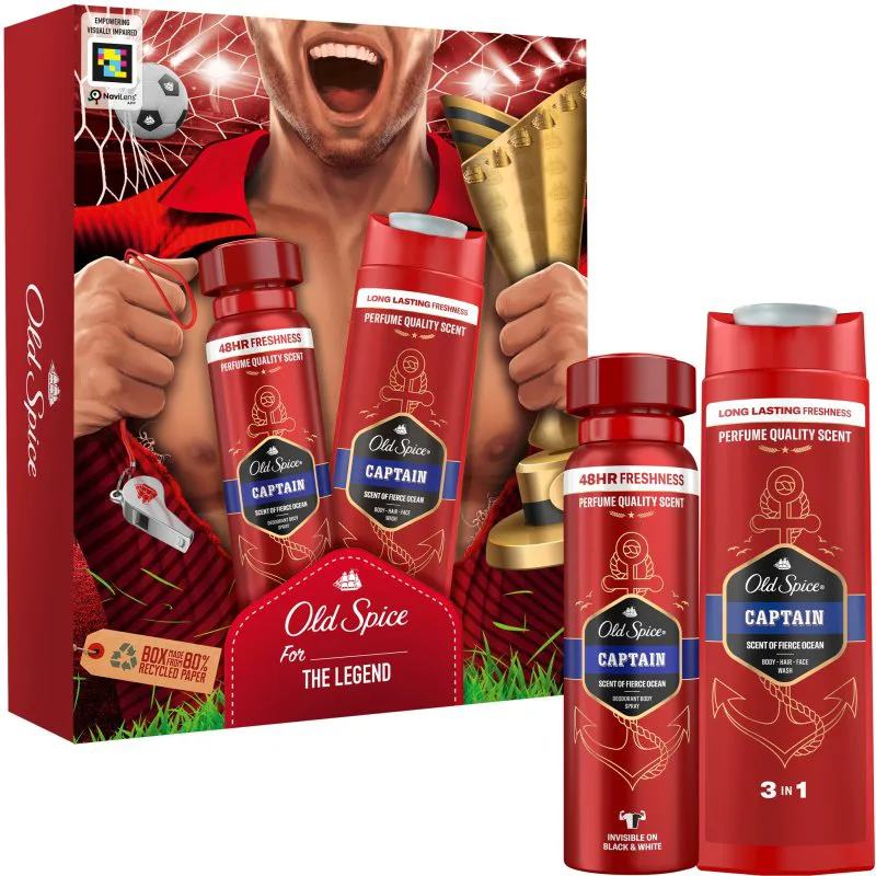Old Spice Captain For The Legend σετ δώρου για άντρες