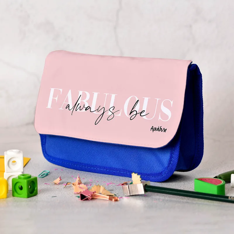 Always Fabulous - Κασετίνα Υφασμάτινη - Μπλε