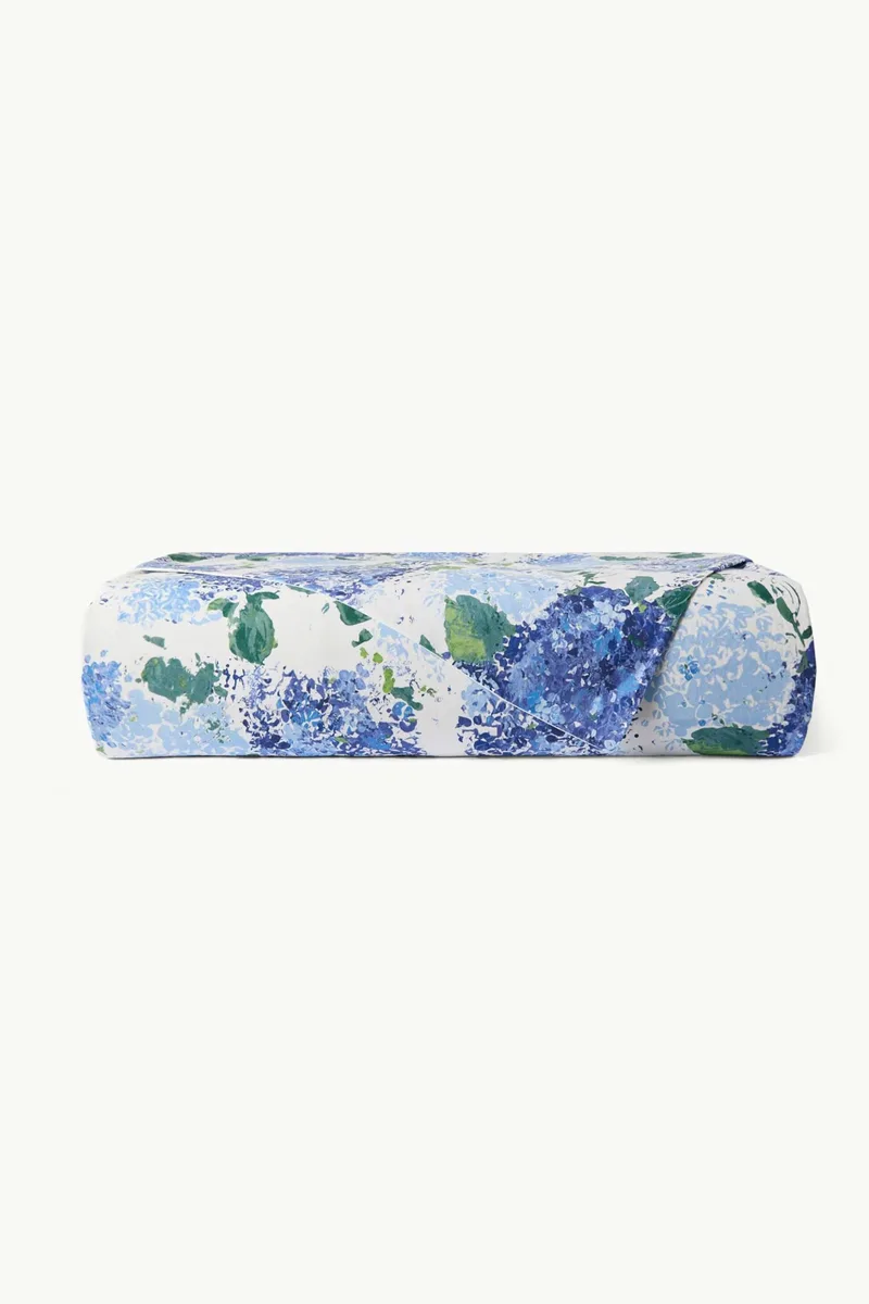 Coincasa σεντόνι διπλό με σχέδιο ορτανσία 240 x 280 cm - 006814511 Μπλε