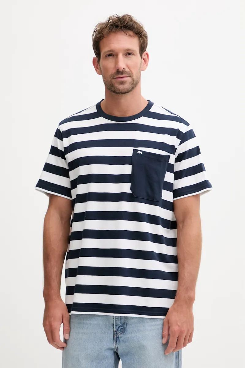 Helly Hansen t-shirt Ανδρικό βαμβακερό HUDSON