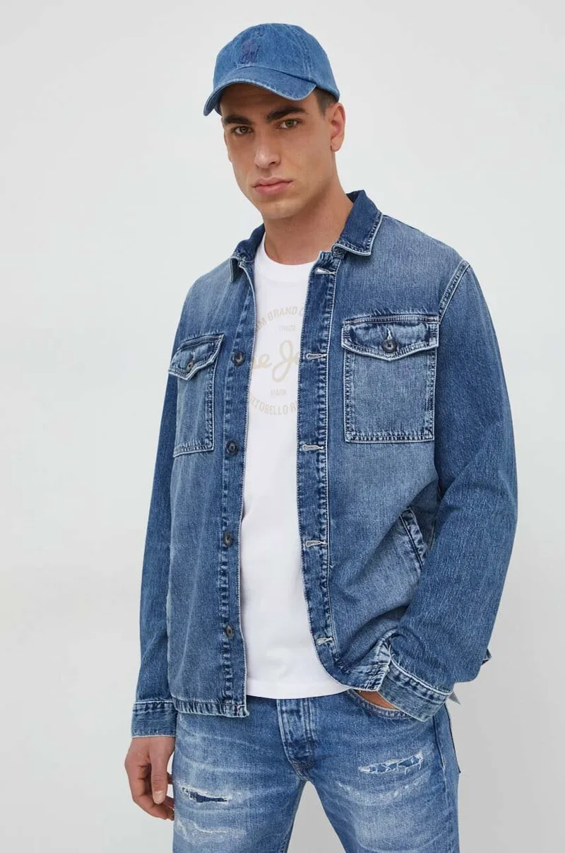 Τζιν μπουφάν Pepe Jeans Luka Stencil LUKA STENCIL
