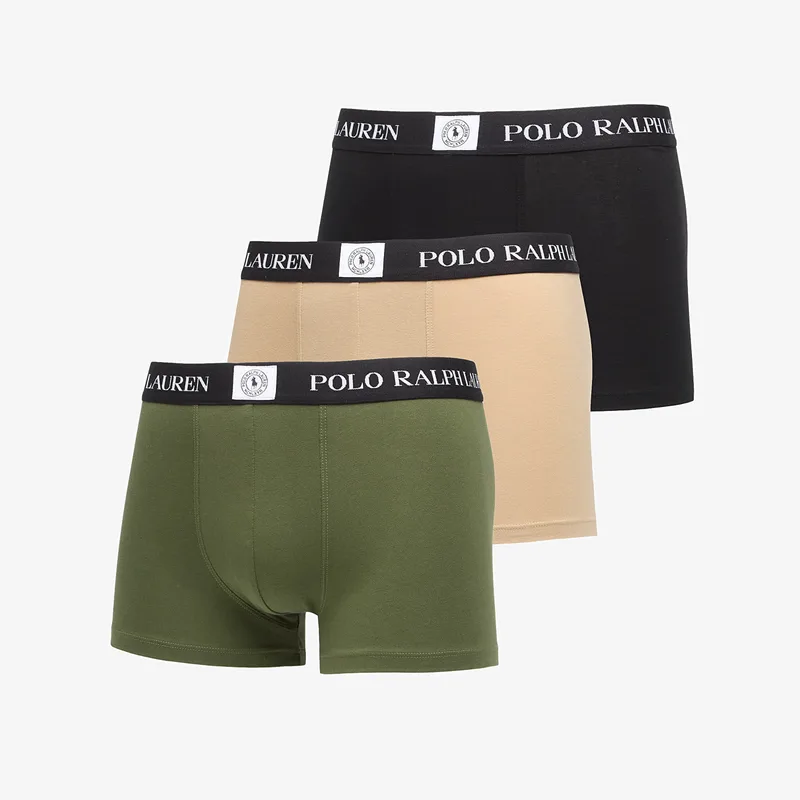 Μποξερ Ralph Lauren Cotton Trunk 3-Pack Multicolor S