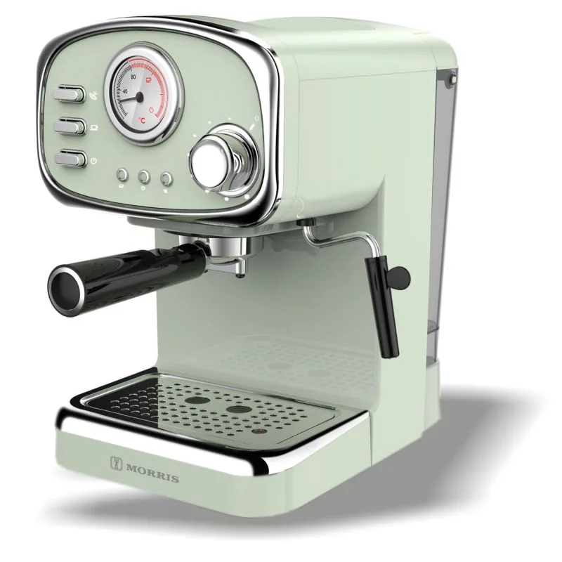 Καφετιέρα Espresso Morris Retro Light Green R20807EMG R20807EMG