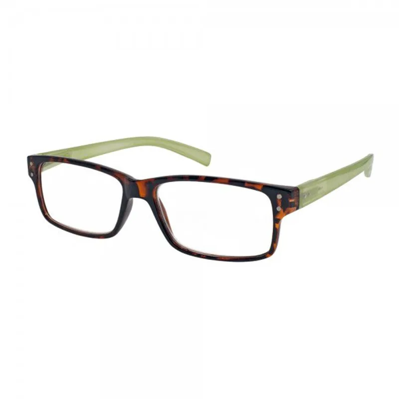 Eyelead Γυαλιά Διαβάσματος Unisex Χρώμα Πράσινο Ταρταρούγα, με Κοκκάλινο Σκελετό E188 - 4,00