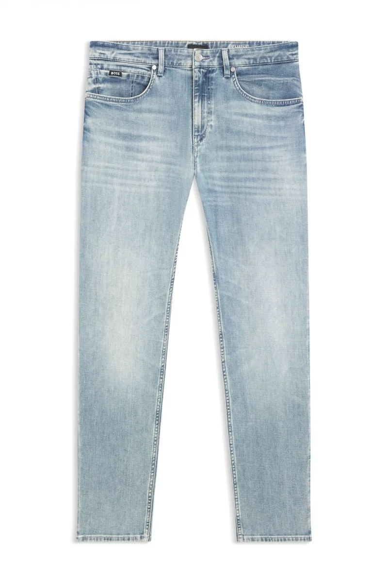 BOSS ΠΑΝΤΕΛΟΝΙ JEANS C-RE MAINE REGULAR FIT ΓΑΛΑΖΙΟ