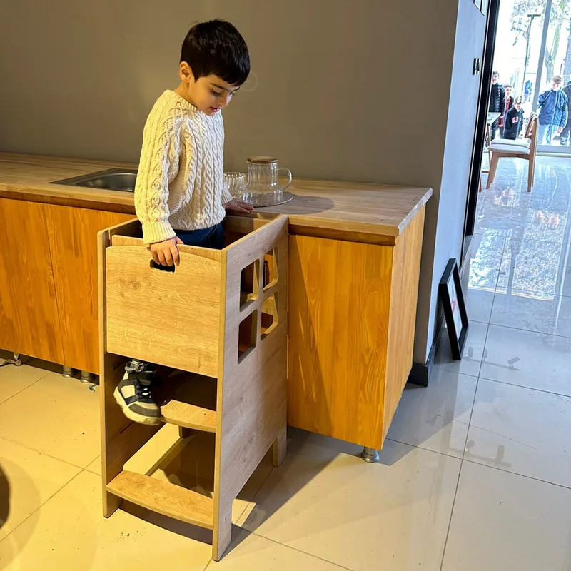 Πύργος Εκμάθησης Montessori Kule - Brown 517Bmb1144 (90x40x41 cm)