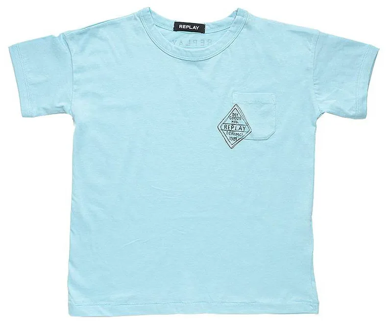 T-SHIRT REPLAY SB7308.041.20994-595 ΓΑΛΑΖΙΟ (128 ΕΚ.)-(8 ΕΤΩΝ)