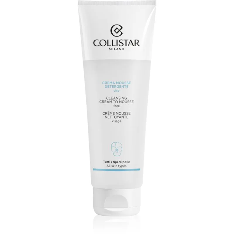 Collistar Cleansing Cream To Mousse κρεμώδης καθαριστικός αφρός 125 ml